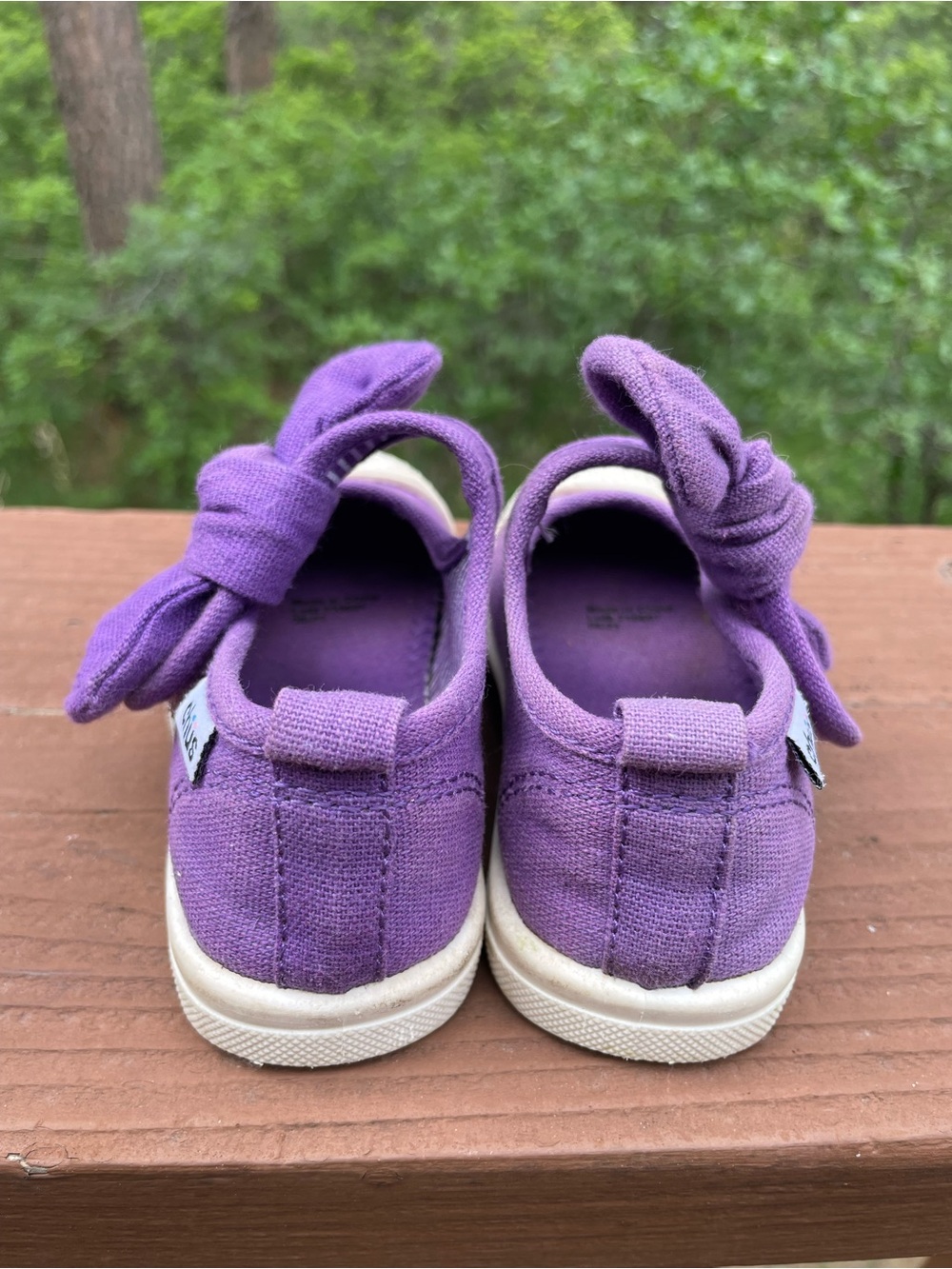 Chus Girls' Purple Athena Bow Strap Mary Jane Sneakers - Picture 5 of 9